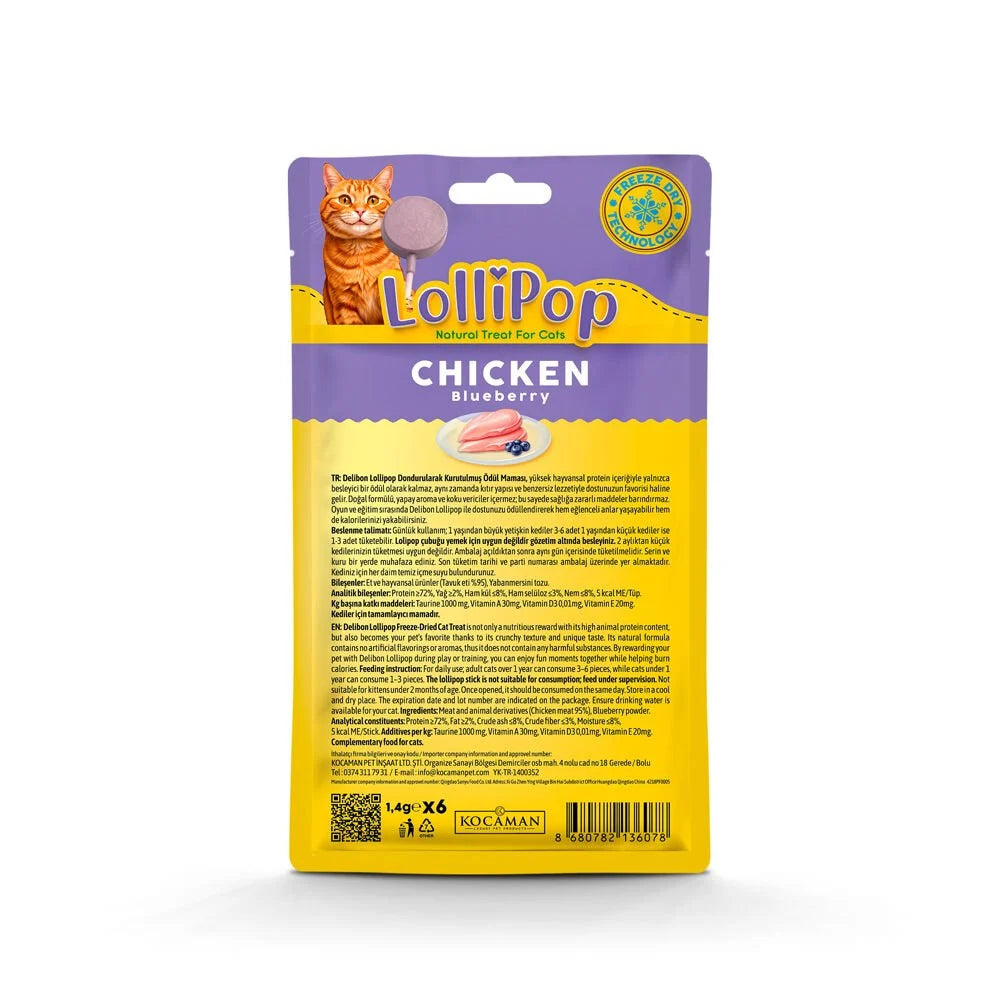 Delibon Kedi Lolipop Ödül Maması