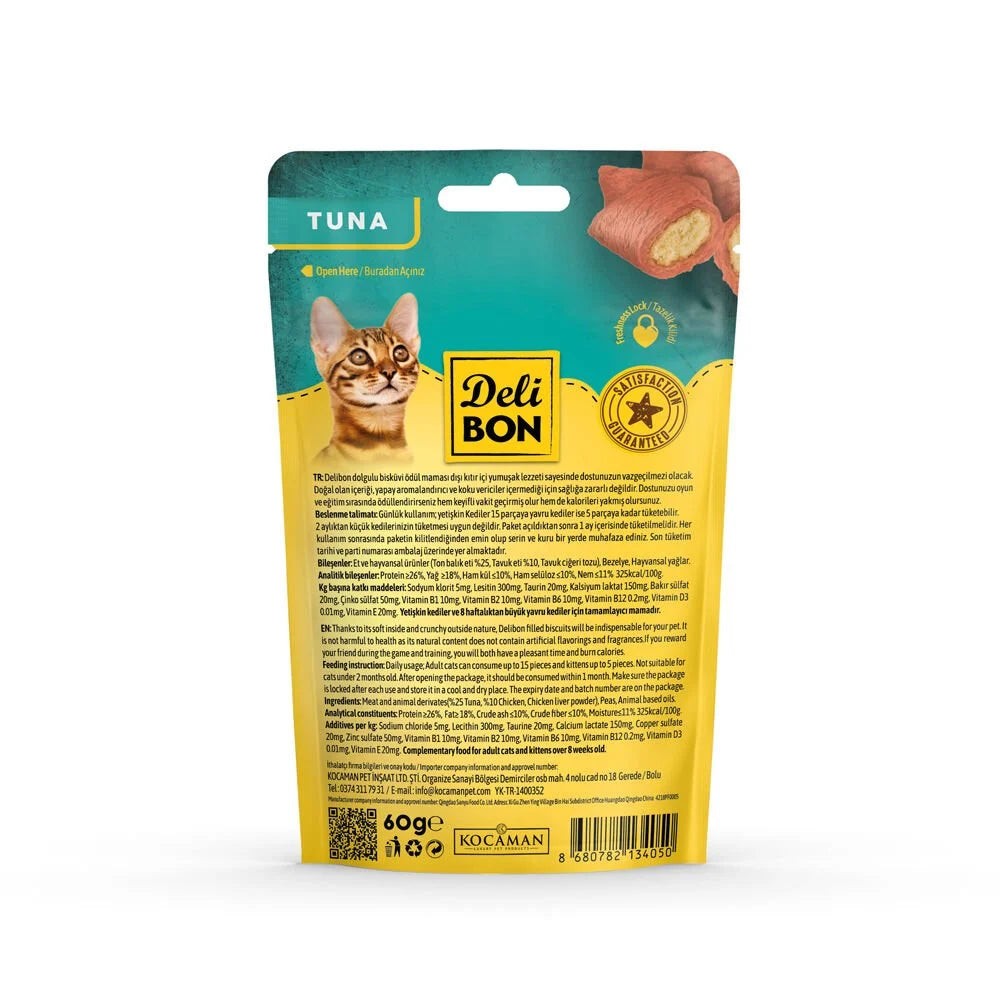 Delibon Cruncy İçi Dolgulu Ödül Bisküvisi